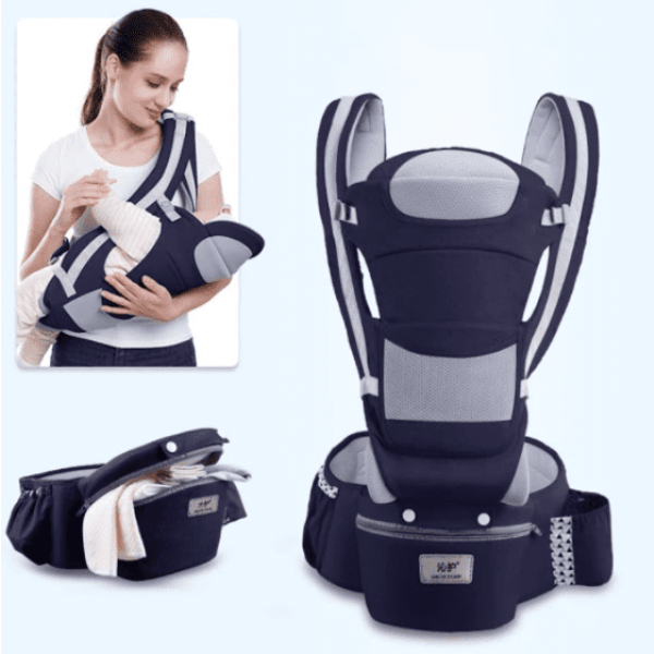 Daugiafunkcinė ergonomiška nešioklė kūdikiui